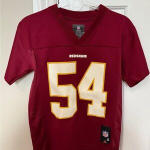 NFL Burgundy Jersey with Yellow Accents Foster #54